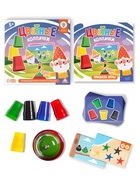 Настольная игра «Цветные колпачки», развивающая, 60 карт, 20 колпачков, звонок, 5+ - Фото 2