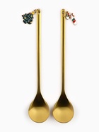 Ложки чайные новогодние «Роскошного нового года», 2 шт., 14.8×2.7 см - фото 52625586