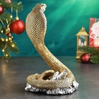 Фигура "Змея Кобра" золото с серебром - фото 28119121