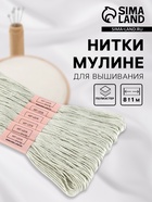 Нитки мулине №3024, 8±1 м, набор 6 шт., меланж - Фото 1