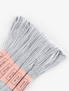 Нитки мулине №3742, 8±1 м, набор 6 шт., светло-серый - Фото 2