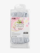Нитки мулине №3742, 8±1 м, набор 6 шт., светло-серый - Фото 4