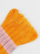 Набор ниток мулине №742, 8±1 м, 6 шт., светло-оранжевый - Фото 2