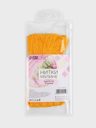 Набор ниток мулине №742, 8±1 м, 6 шт., светло-оранжевый - Фото 5