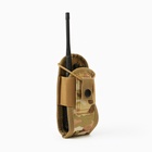 Подсумок тактический для рации Baofeng, 6.5×5×15 см, на пояс и бронежилет, MOLLE, мультикам 10708412 - фото 16928129