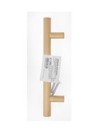 Ручка рейлинг ТУНДРА, облегчённая, d=12 мм, м/о 96/150 мм, внеш ножка, цвет золото - Фото 8