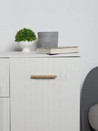 Ручка рейлинг ТУНДРА, облегчённая, d=12 мм, м/о 96/150 мм, внеш ножка, цвет золото - Фото 7