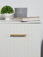 Ручка рейлинг ТУНДРА, облегчённая, d=12 мм, м/о 96/150 мм, внеш ножка, цвет золото - Фото 8