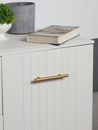 Ручка рейлинг ТУНДРА, облегчённая, d=12 мм, м/о 96/150 мм, внеш ножка, цвет золото - Фото 2