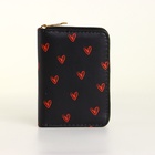 УЦЕНКА Кошелёк на молнии «Выбражулька», цвет чёрный 10845096