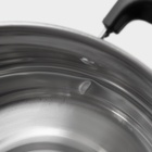 УЦЕНКА Кастрюля из нержавеющей стали Promo, 1.7 л, 20×8 см, с крышкой - Фото 3