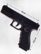 Пистолет «Глок», мягкие пули и вылетающие гильзы, автоматическая перезарядка - Фото 2