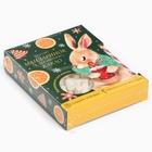 Подарочный набор новогодний «Время мандаринок»: маршмеллоу, вкус: пломбир 40 г., леденец, вкус: клубника, 15 г. (комплект 2 шт) - фото 51017337