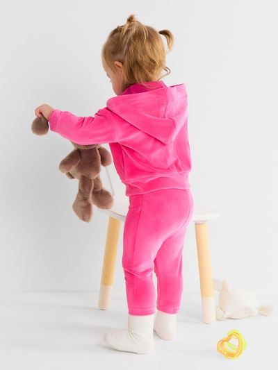 Толстовка для девочки «Крошка Я» Plushy, рост 74-80 см, фуксия