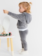 Брюки (легинсы) Крошка Я Plushy, р. 80-86 см, серый - фото 113406199