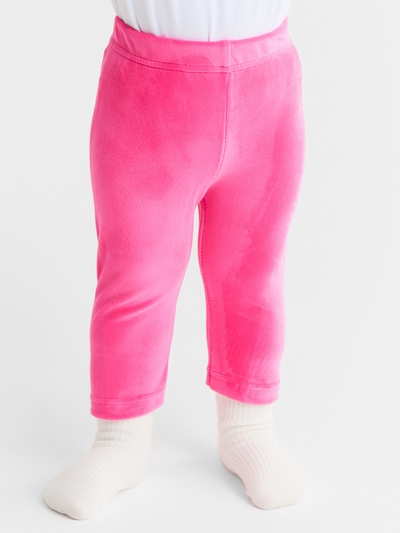 Брюки (легинсы) Крошка Я Plushy, р. 80-86 см, фуксия