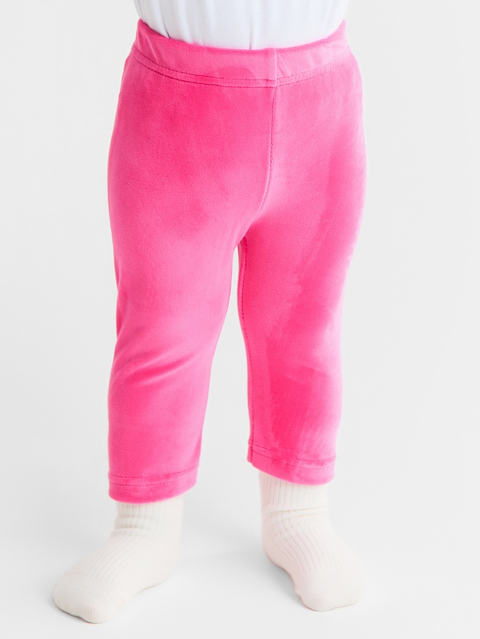 Брюки (легинсы) «Крошка Я» Plushy, р. 80-86 см, цвет фуксия