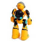 УЦЕНКА Робот радиоуправляемый «Кибер Бот», световые и звуковые эффекты, цвет жёлтый - Фото 3