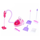 УЦЕНКА Набор «Хозяюшка»: пылесос со светом и звуком, принадлежности для уборки - Фото 7