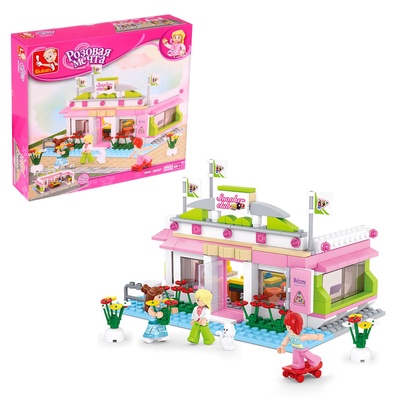 УЦЕНКА Конструктор «Розовая мечта: бильярдный клуб», 289 деталей