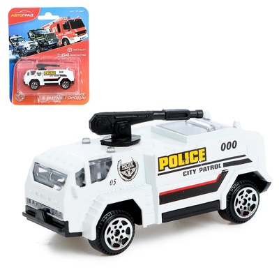 УЦЕНКА Машинка металлическая «Полиция», масштаб 1:64, МИКС, на блистере
