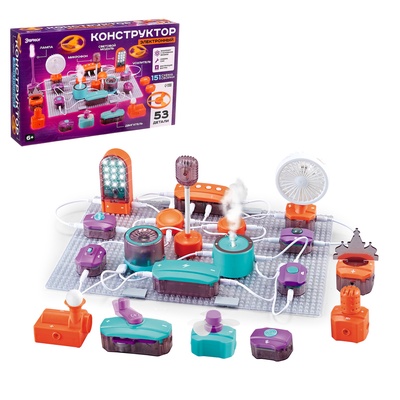 Уценка Электронный конструктор, 53 детали, 151 схема