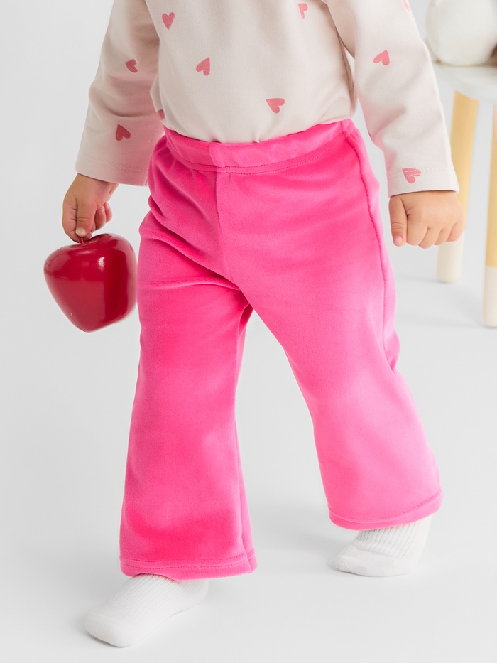 Брюки Крошка Я Plushy, р. 80-86 см, фуксия - Фото 1