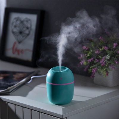 УЦЕНКА Увлажнитель Luazon HM-20 ультразвуковой, 0.22 л, 1.5 Вт, USB (в комплекте), зелёный