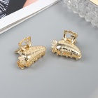 Крабики для волос QF «Авиталь», набор 2 шт., морковка, 2.5 см, золотистый - Фото 4