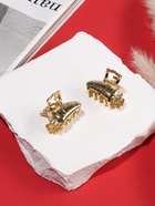 Крабик для волос «Авиталь», набор 2 шт., морковка, 2.5 см, золото 10454835