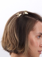 Крабик для волос «Авиталь», набор 2 шт., морковка, 2.5 см, золото 10454835