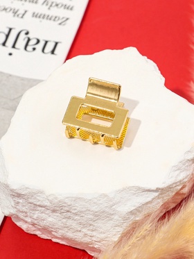 Крабики для волос «Шерри», набор 2 шт., прямой, 2.5 см, золото (комплект 2 шт)