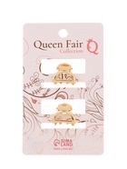 Краб для волос "Шерри" (набор 2 шт) классика дуга, 1,5 см, золото - фото 809072548