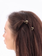 Краб для волос "Шерри" (набор 2 шт) классика дуга, 1,5 см, золото - фото 808958262