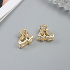 Крабик для волос «Шерри», набор 2 шт., бабочка, 1.5 см, золото (комплект 2 шт) - фото 47331473