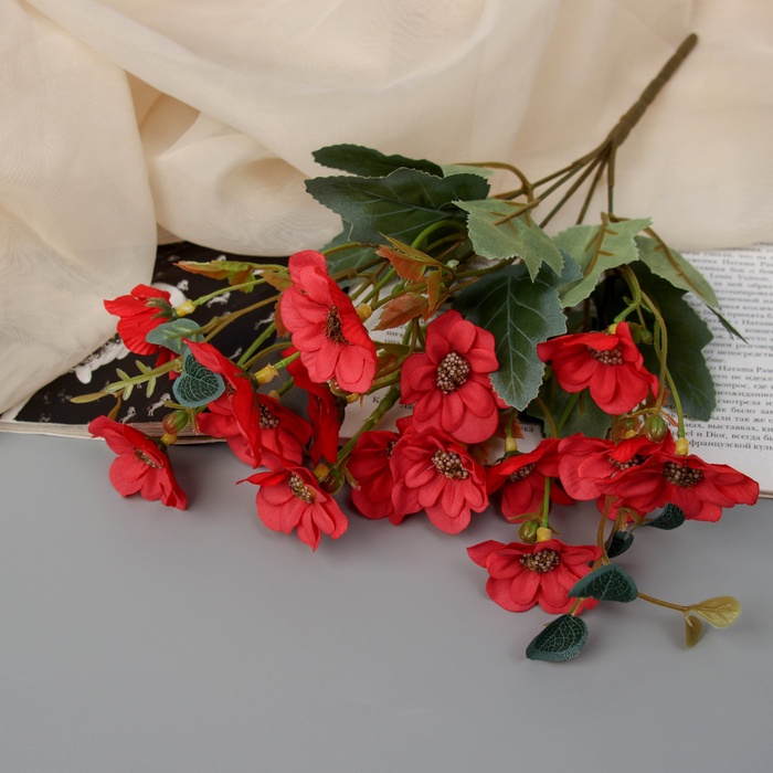 Букет искусственный «Клематис леди», h=30 см, МИКС