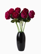 Цветы искусственные "Роза леди каскад, с шипами" 57х8 см, фиолетовый - фото 809236658