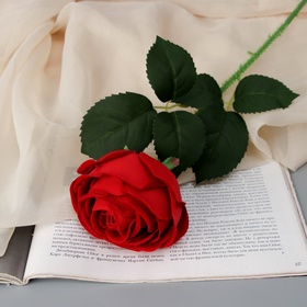 Цветы искусственные «Роза леди каскад, с шипами», 57×8 см, красные