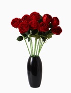 Цветы искусственные "Роза леди каскад, с шипами" 57х8 см, красный - фото 809236660