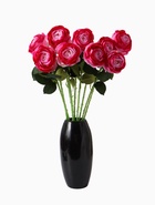 Цветы искусственные "Роза леди каскад, с шипами" 57х8 см, бело-розовый - фото 809236662