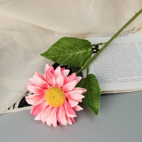 Цветы искусственные «Гербера шёлк галант», 45×9 см, розовые