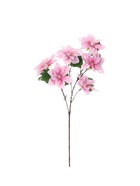 Цветы искусственные «Клематис крупноцветковый», 61×14 см, розовые  (артикул 10709261)  большой выбор товаров оптом и в розницу по низким ценам с доставкой