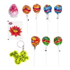 Карамель на палочке в наборе с подарком «Лизунец MAXI Змейка-Злодейка», 112 г - Фото 4