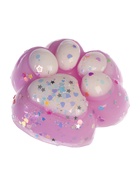 Сквиш антистресс - игрушка «Лапка», с блёстками - Фото 17