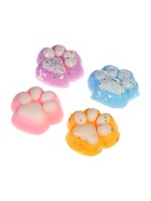 Сквиш антистресс - игрушка «Лапка», с блёстками - Фото 24