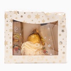 УЦЕНКА Новогодний подарочный набор косметики «Зимняя сказка», с ароматом мандарина и корицы. Золотая серия - Фото 5