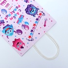 Пакет подарочный крафтовый «С Днём Рождения» 27×22×11 см, 120 г/м² - Фото 3