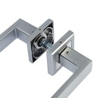 Ручка раздельная LOCKLAND 010 MSC, цвет матовый сатиновый хром - Фото 3