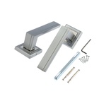 Ручка раздельная LOCKLAND 010 MSC, цвет матовый сатиновый хром - Фото 4