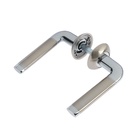 Ручка раздельная LOCKLAND 012 SN/CP, цвет сатиновый никель/хром - Фото 2